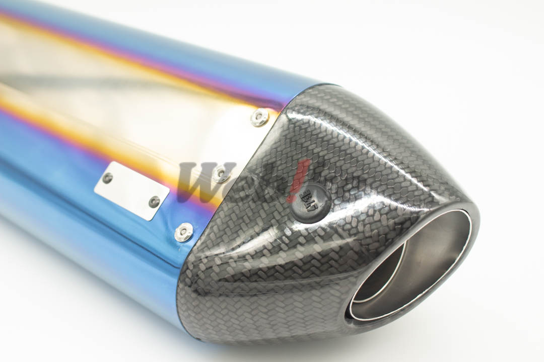 Slip-on R-77J Cyclone EXPORT SPEC Japanese Government Certification_材質