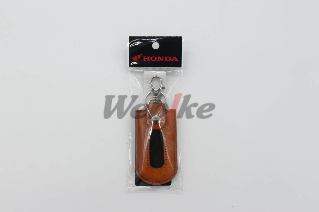 皮革遥控器钥匙圈 SUPER CUB C125 等车款_特写