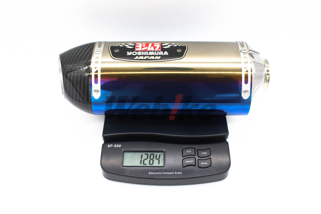 R-77S CYCLONE 尾段排气管 YZF-R3 (18-21) 等车款【非认证管、需自主送验】_重量