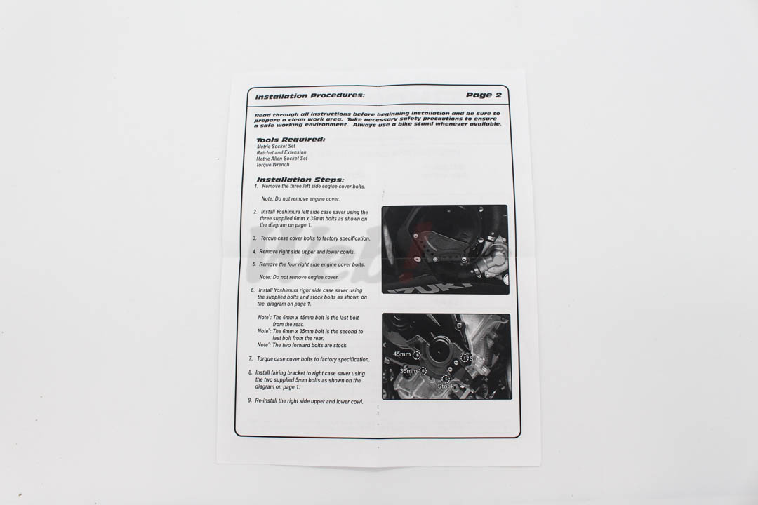 US YOSHIMURA Engine Case Guard Kit_說明書