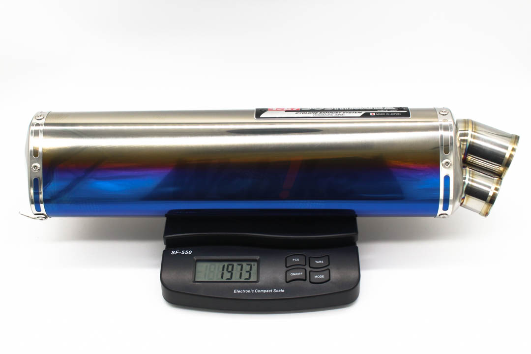 Slip-On Tri-Oval Cyclone 2 End EXPORT SPEC_重量