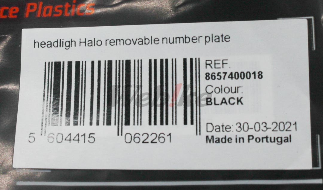 Detachable Number Seal for HALO Headlight  (Optional Repair Parts)_標籤