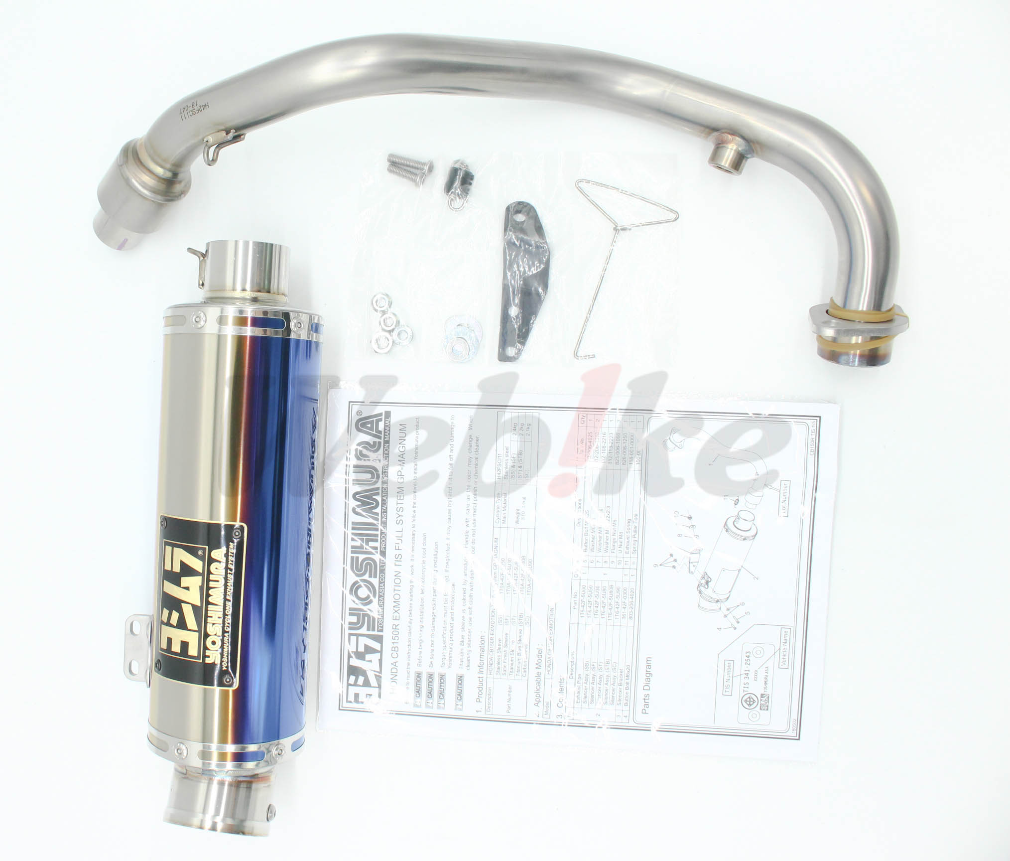 GP-MAGNUM 全段排气管 CB150R (17-)【非认证管、需自主送验】_全景