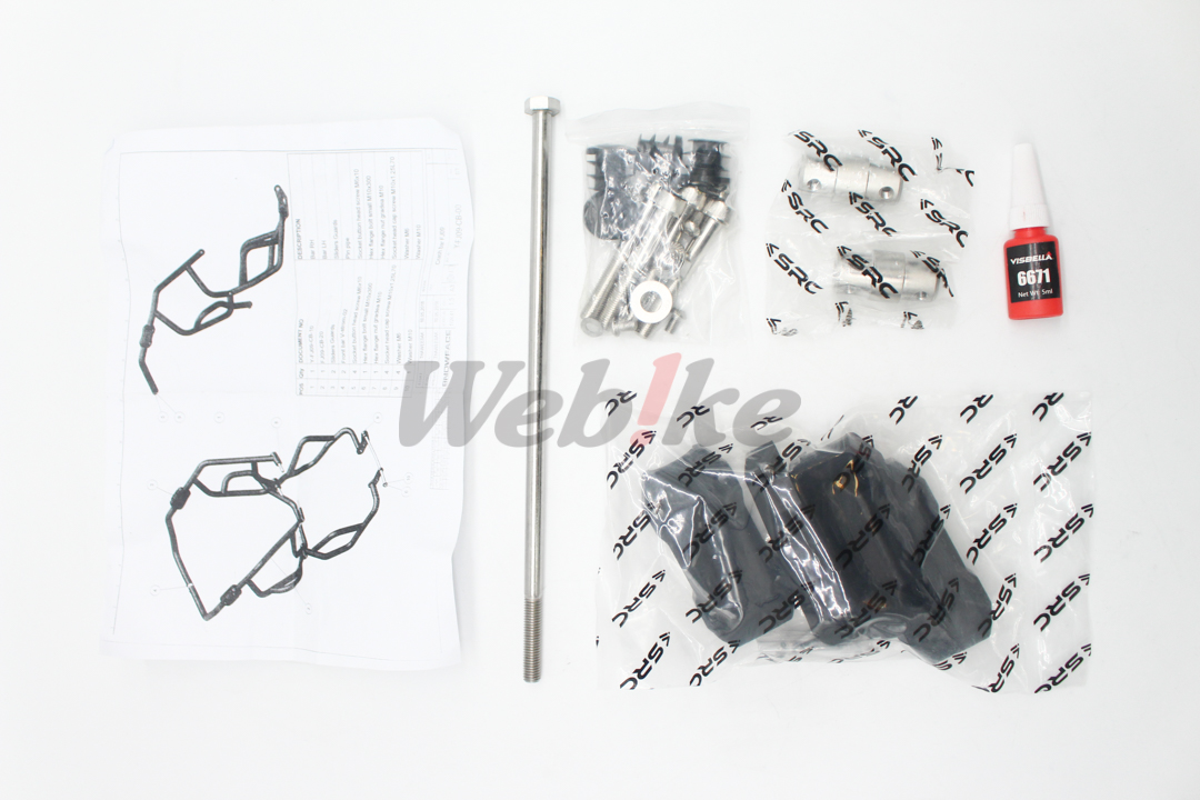 【瑕疵品】防撞保杆 (银色) MT-09 TRACER_全景