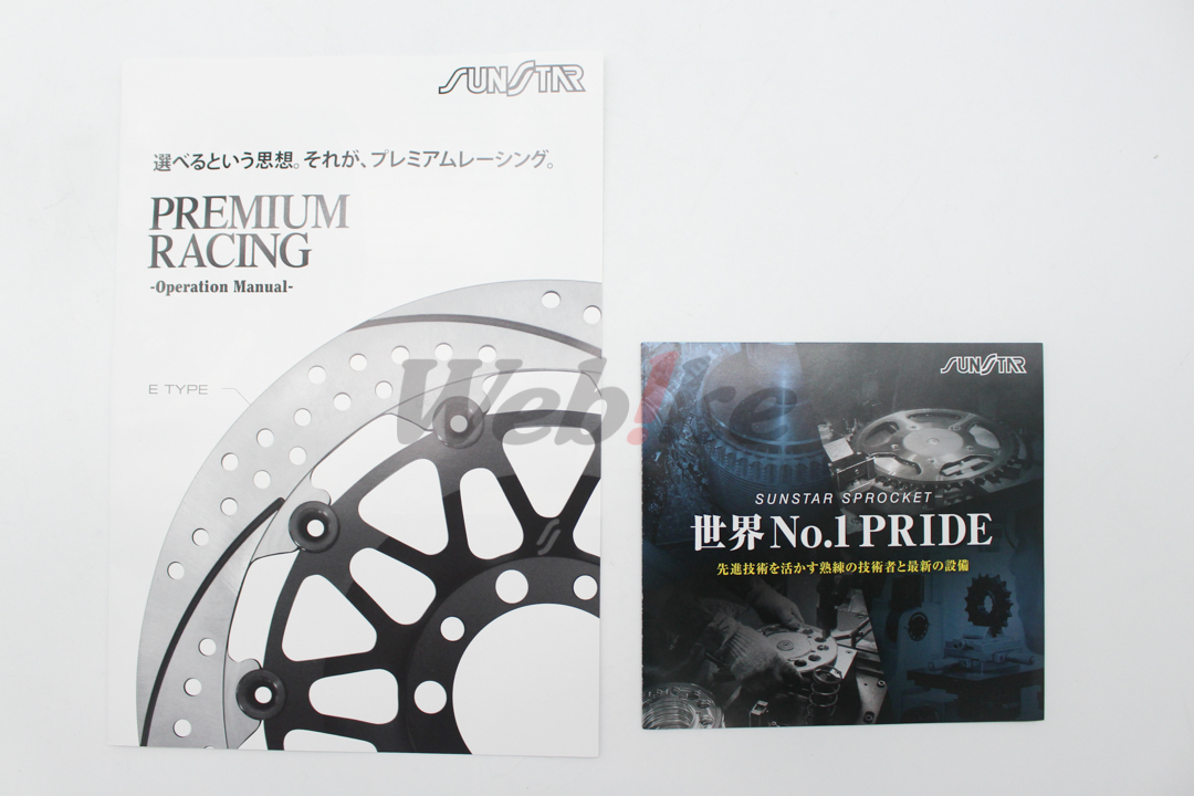 [OVER x SUNSTAR] Brake Disc_說明書