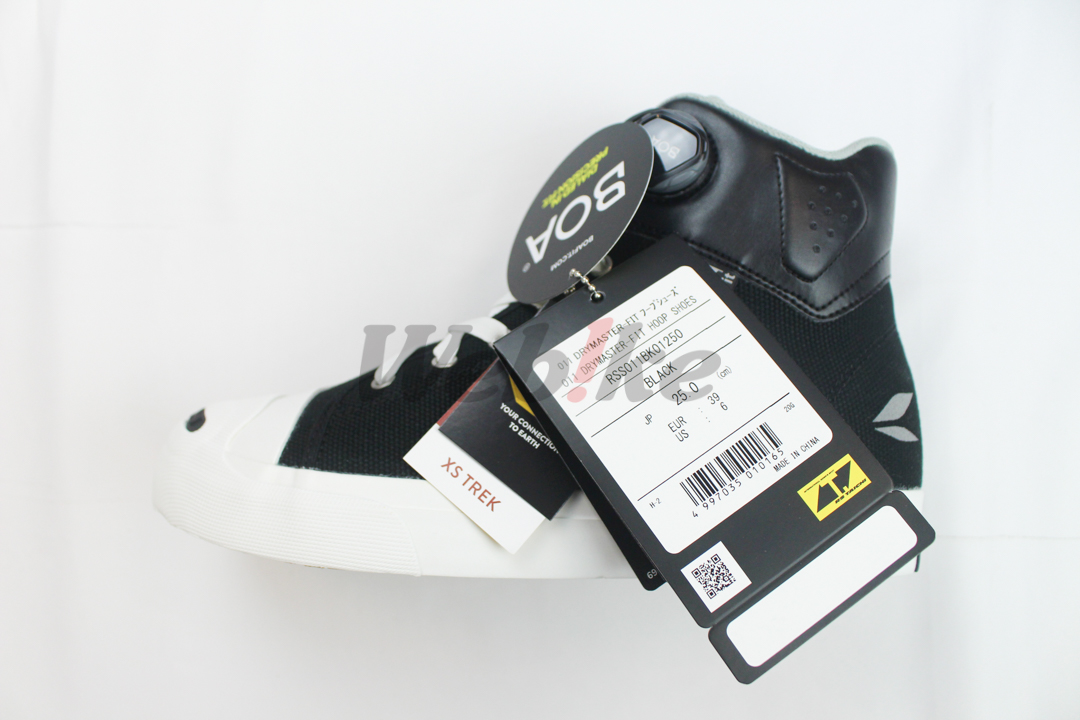 RSS011 防水透氣休閒車靴 (黑/白) DRYMASTER_標籤