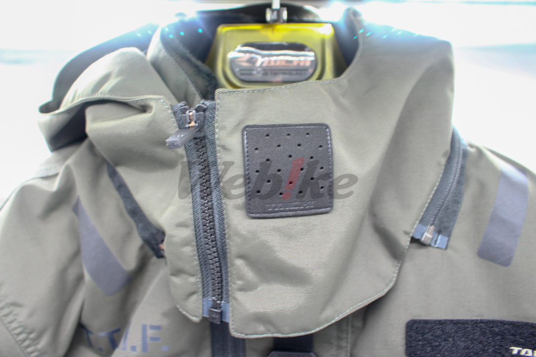 RSJ726 五件式护具 全季节连帽防摔衣 (深卡其)_特写