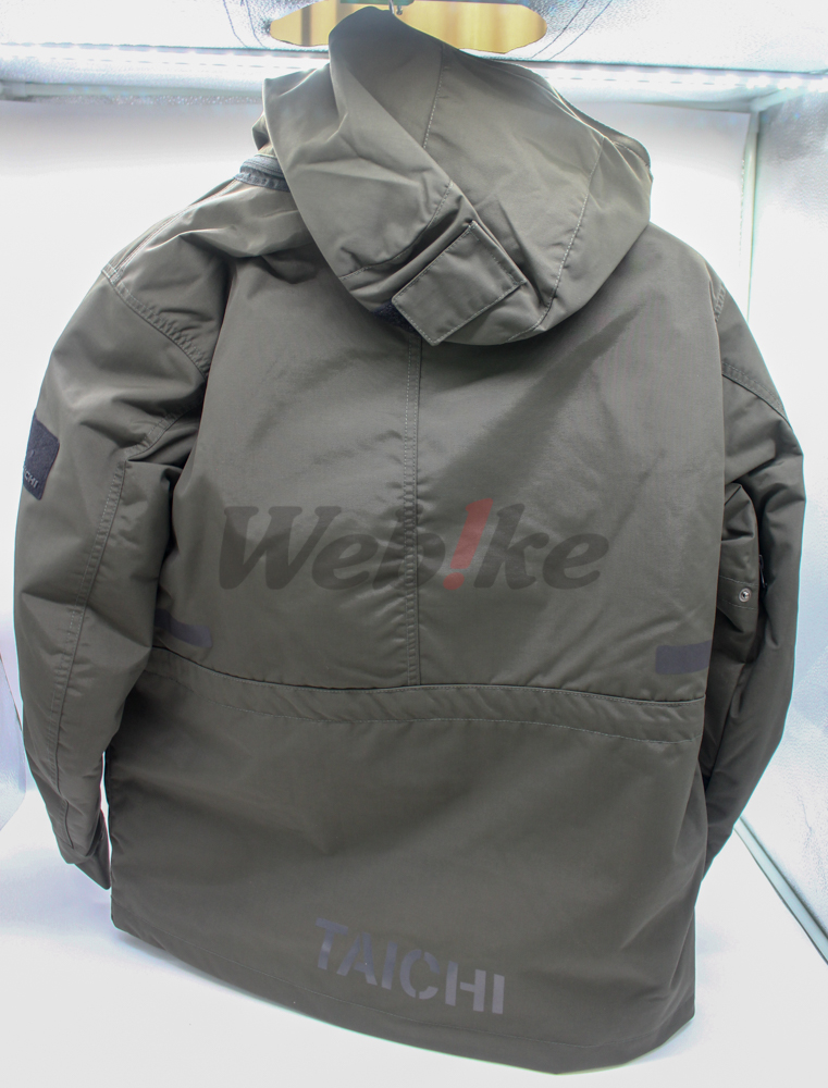 RSJ726 五件式护具 全季节连帽防摔衣 (深卡其)_全景