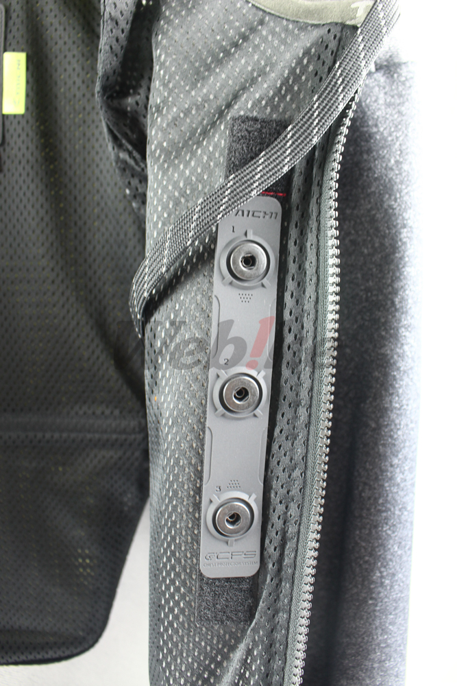 RSJ330 五件式護具 連帽休閒防摔衣 (海軍藍)_特寫