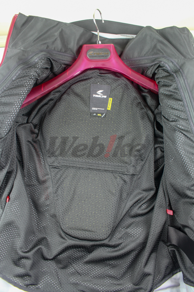 RSJ324 五件式护具 防水透气连帽防摔衣 (黑/红) DRYMASTER_配件