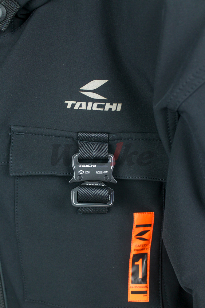 RSJ335 五件式護具 快乾連帽防摔衣 (黑)_特點