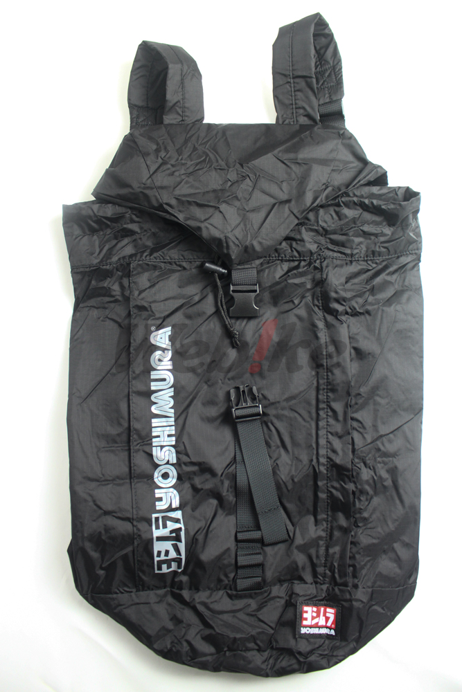 轻便型防水后背包 (黑)_全景