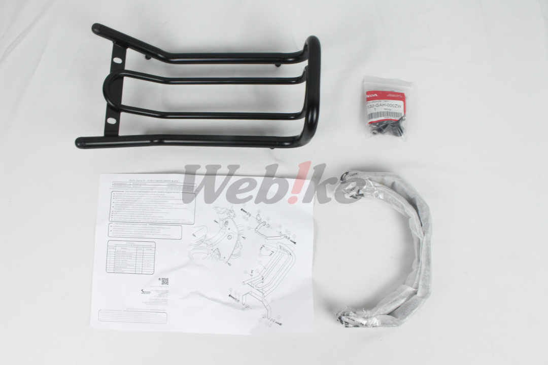 【KITACO 联名】车身中央货架 (黑) SUPER CUB C125_全景