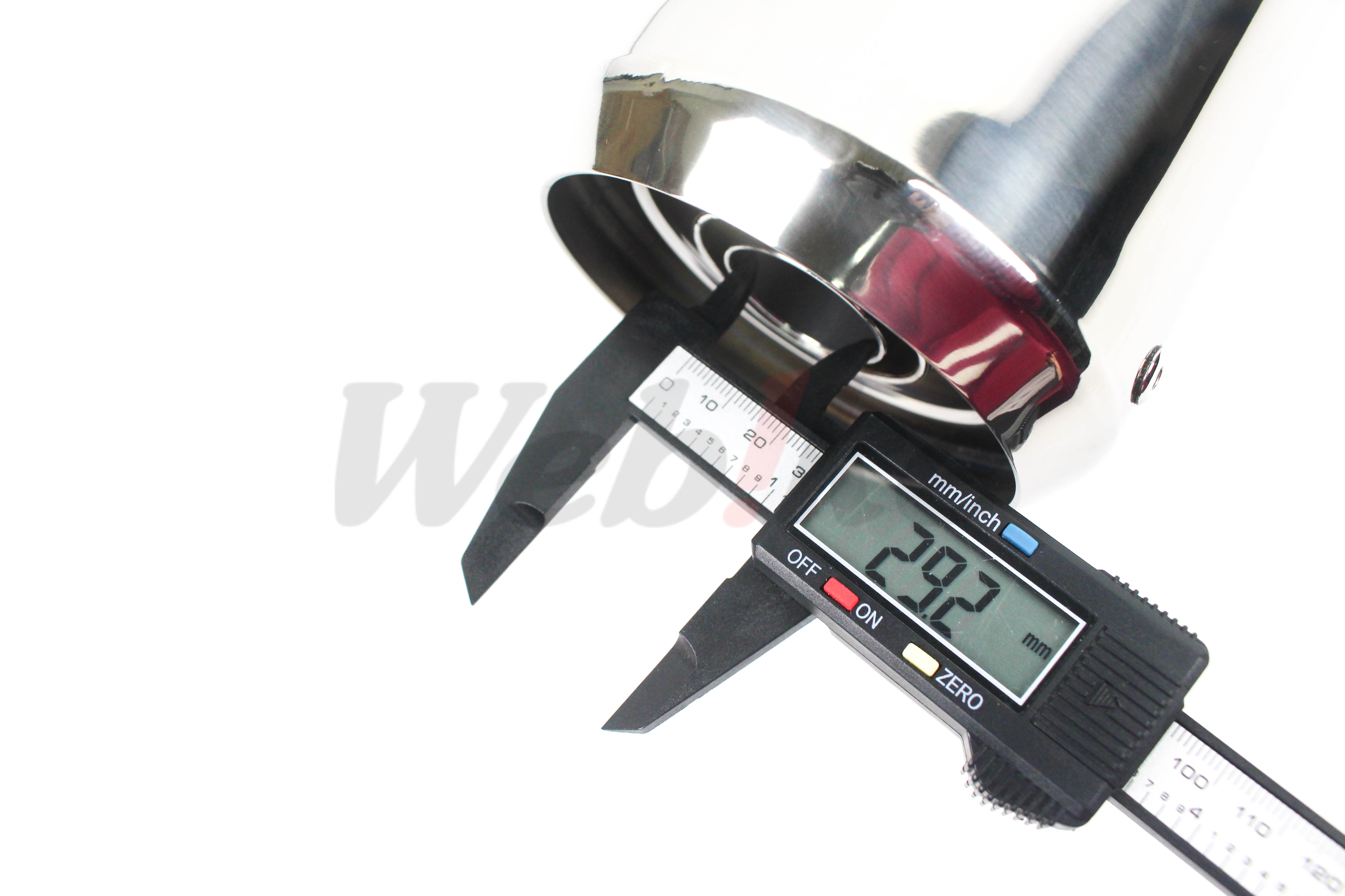 Full Exhaust System Megaphone 2 Cut Out_尺寸