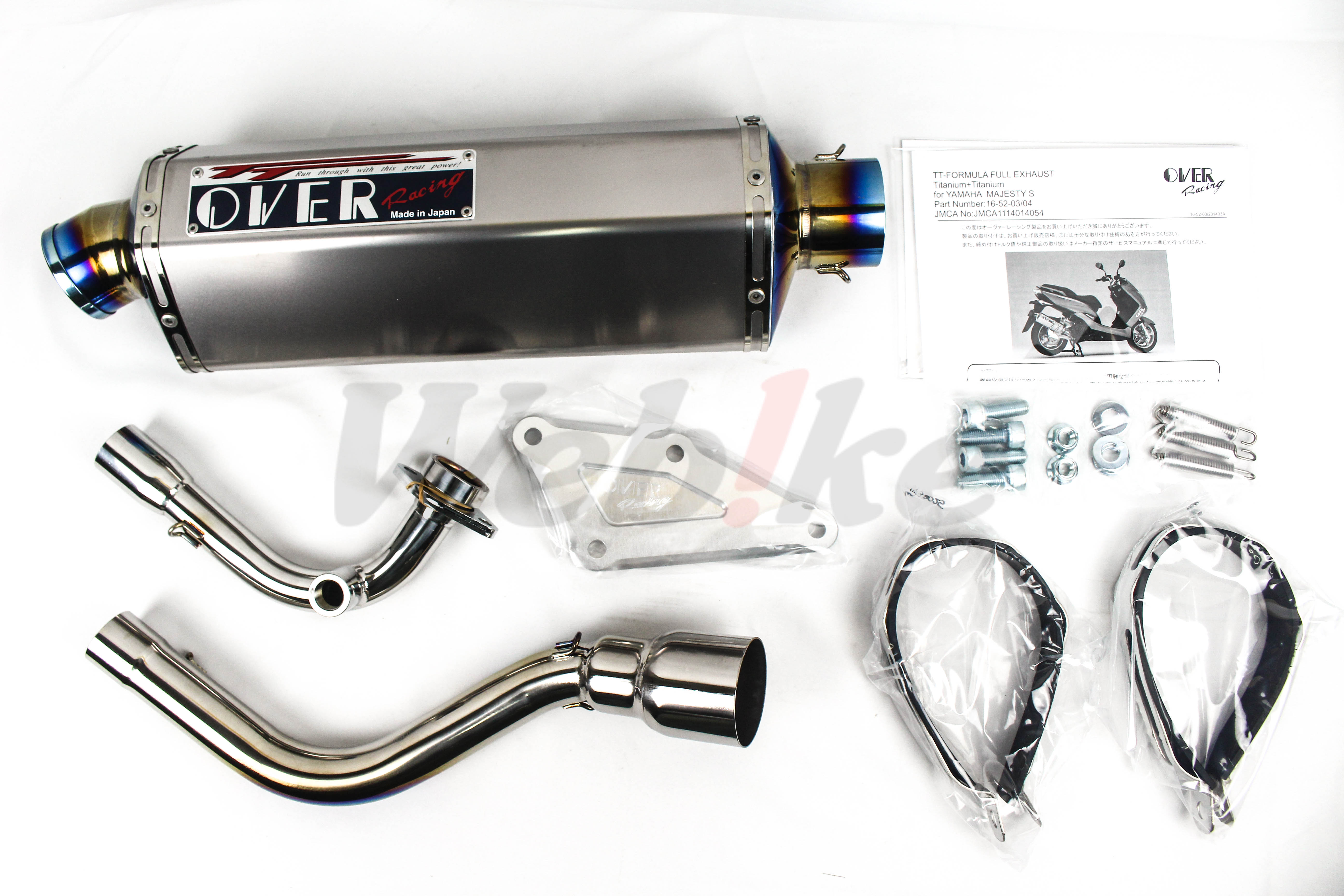 TT-FORMULA 钛合金 全段排气管 MAJESTY-S (14-20)【非认证管、需自主送验】_全景