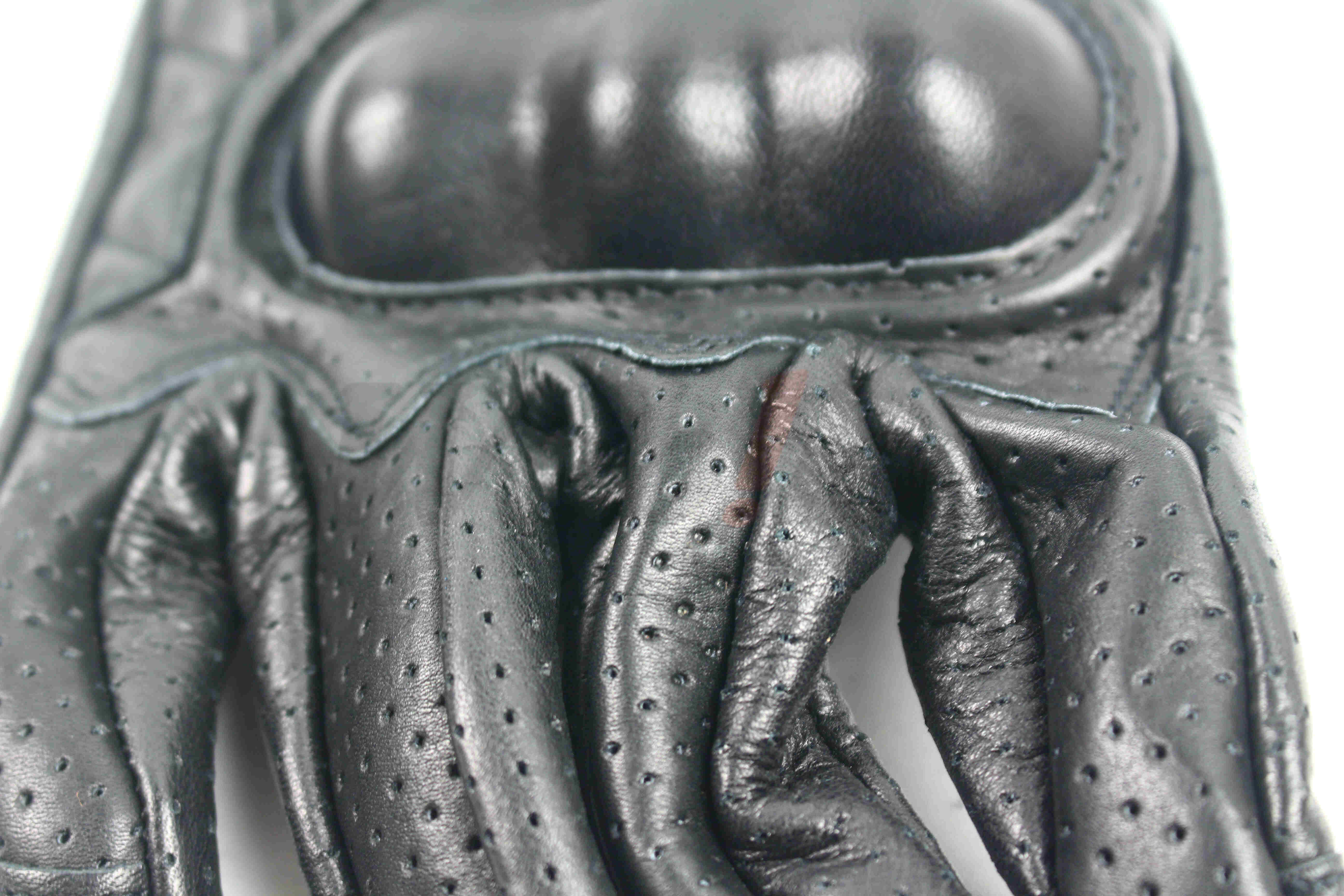 网格防摔皮手套 (黑)_特写 网格防摔皮手套 (黑)_特写