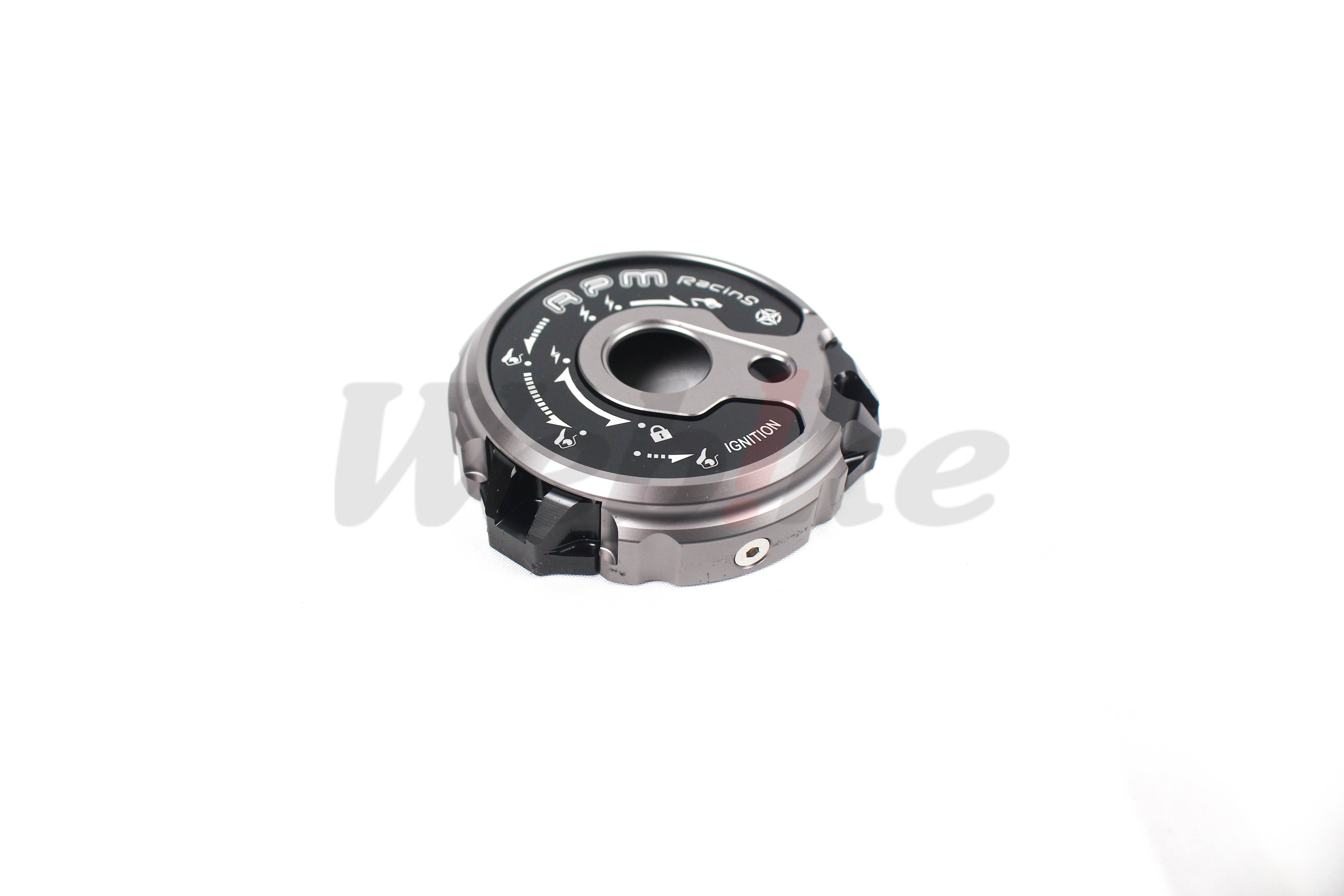 【OUTLET出清商品】KYMCO锁头盖－黑_特写