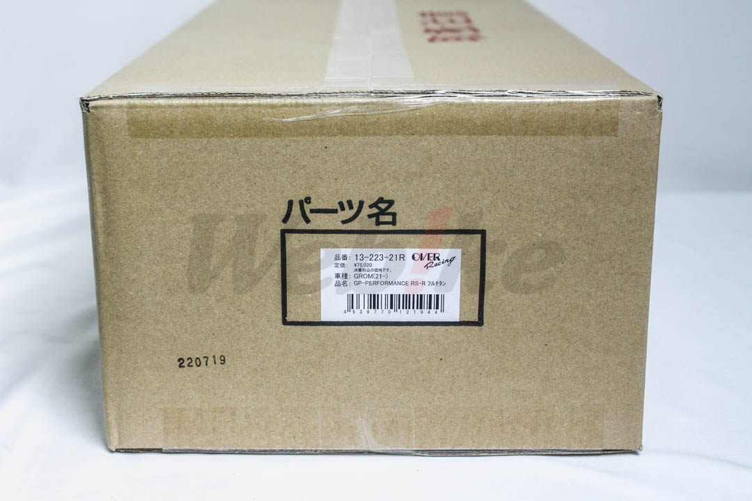 GP-PERFORMANCE RS-R Full Titanium Full Exhaust_标签 GP-PERFORMANCE RS-R Full Titanium Full Exhaust_标签