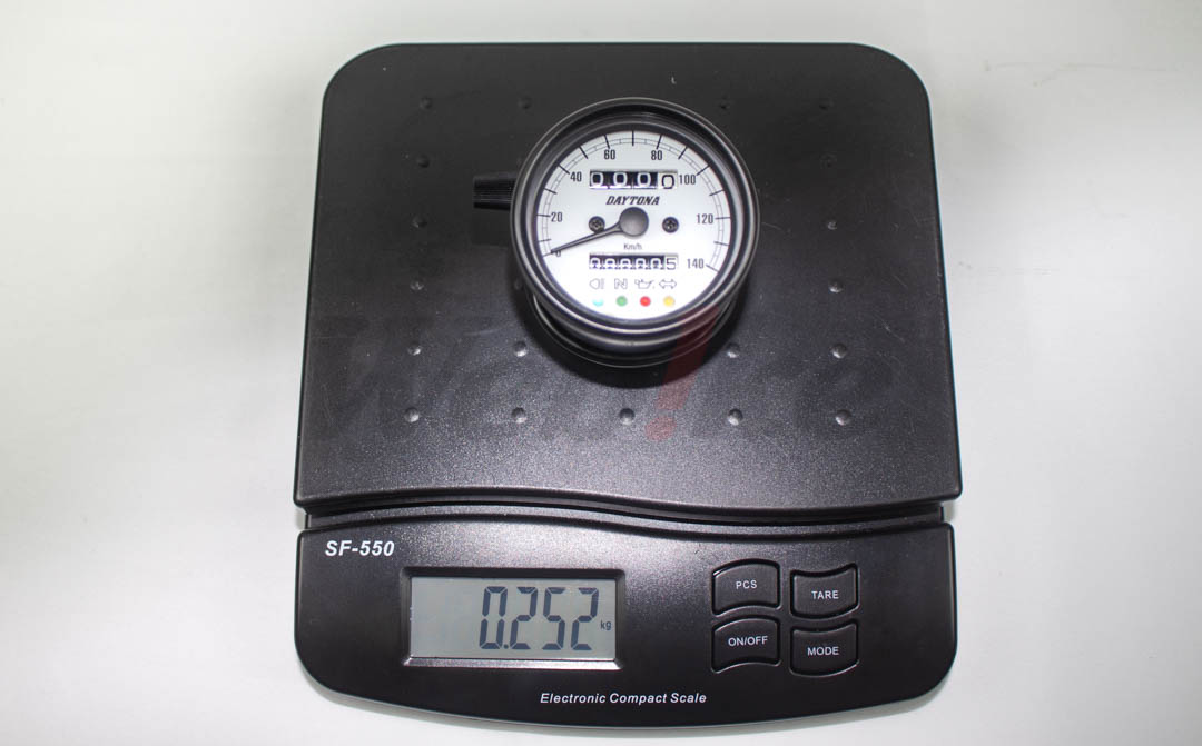 Mechanical Speedometer with Indicator 140km/h_重量