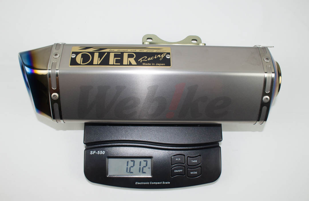 TT-FORMULA RS 全钛合金 全段排气管 GROM 三代 (21-22)【非认证管、需自主送验】_重量