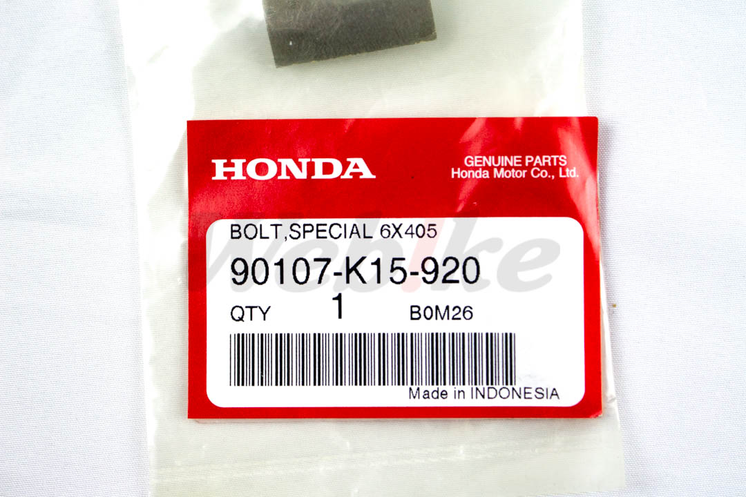 螺栓 (6 × 40MM) 90107-K15-920_标签