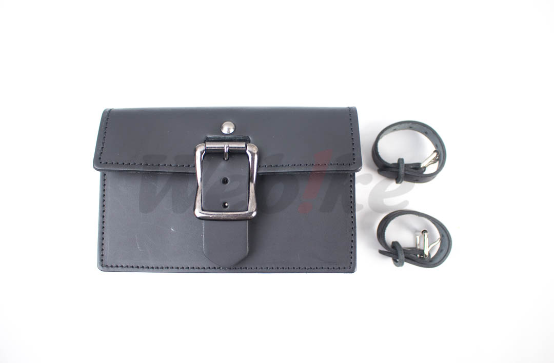 Classic Tool Bag BLACK Tokyo Leather 1 Belt Style_全景