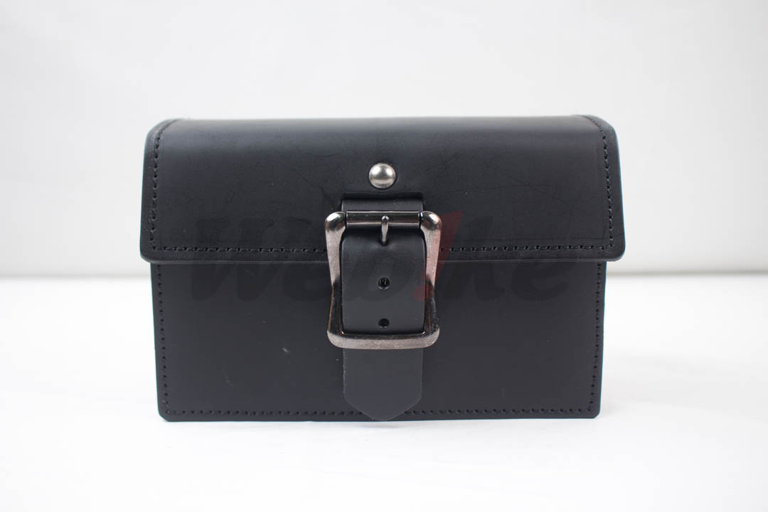 Classic Tool Bag BLACK Tokyo Leather 1 Belt Style_特寫