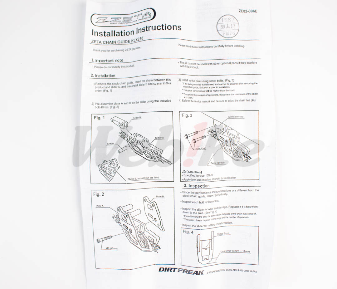 导链器 KLX230_说明书