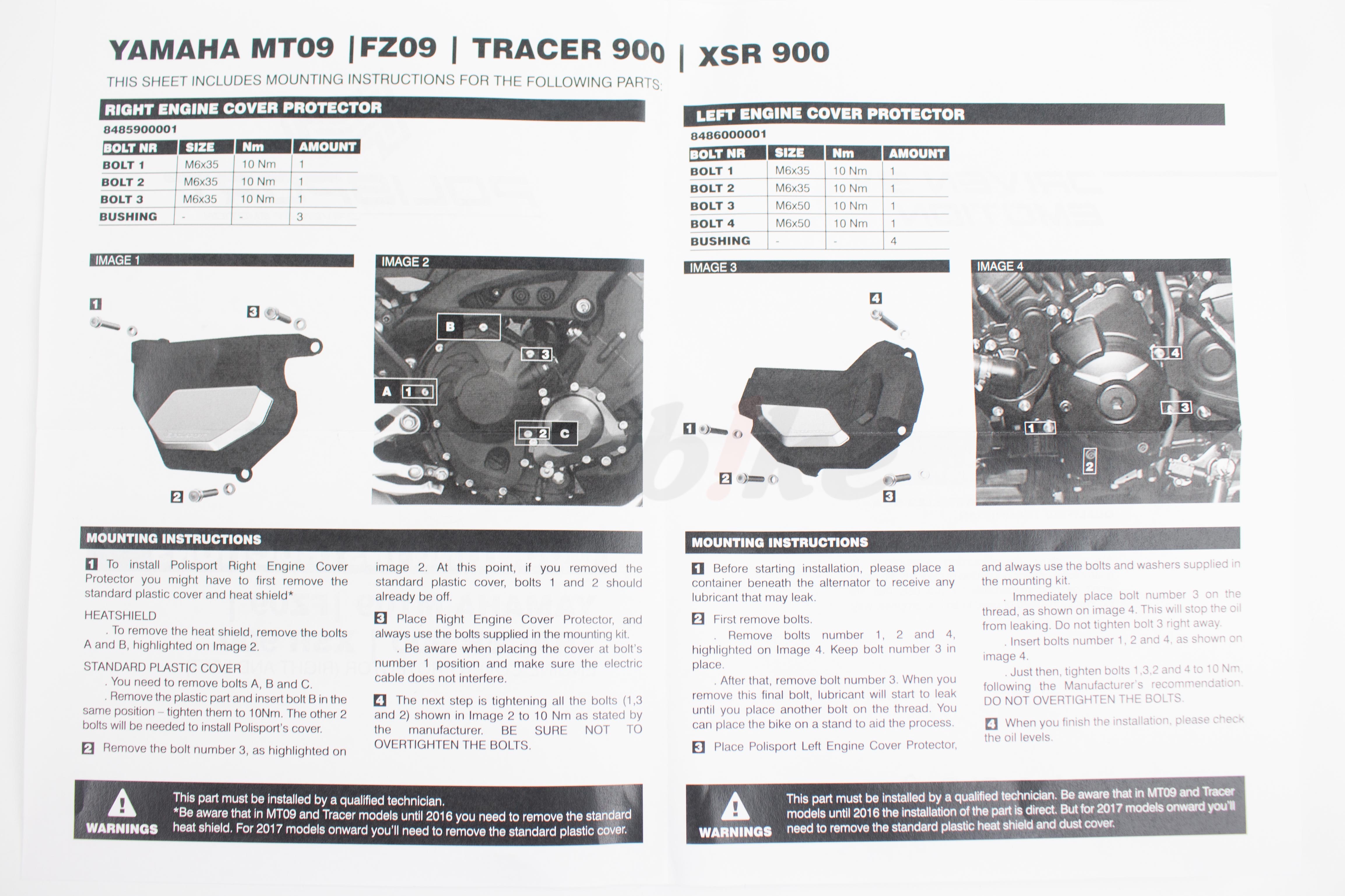 【OUTLET出清商品】左右引擎护盖组 MT-09 (14-20) 等车款_说明书 【OUTLET出清商品】左右引擎护盖组 MT-09 (14-20) 等车款_说明书