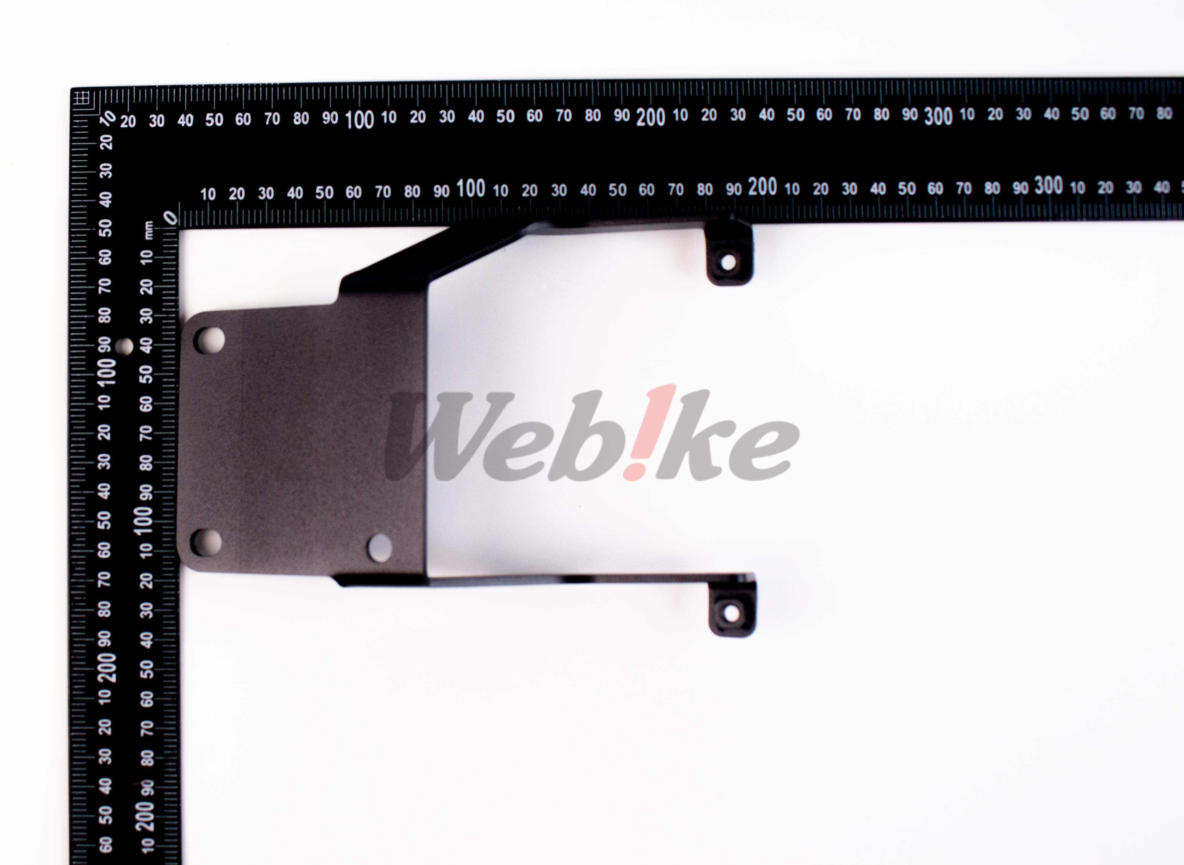 引擎下護板 DAX125 (22-)_尺寸