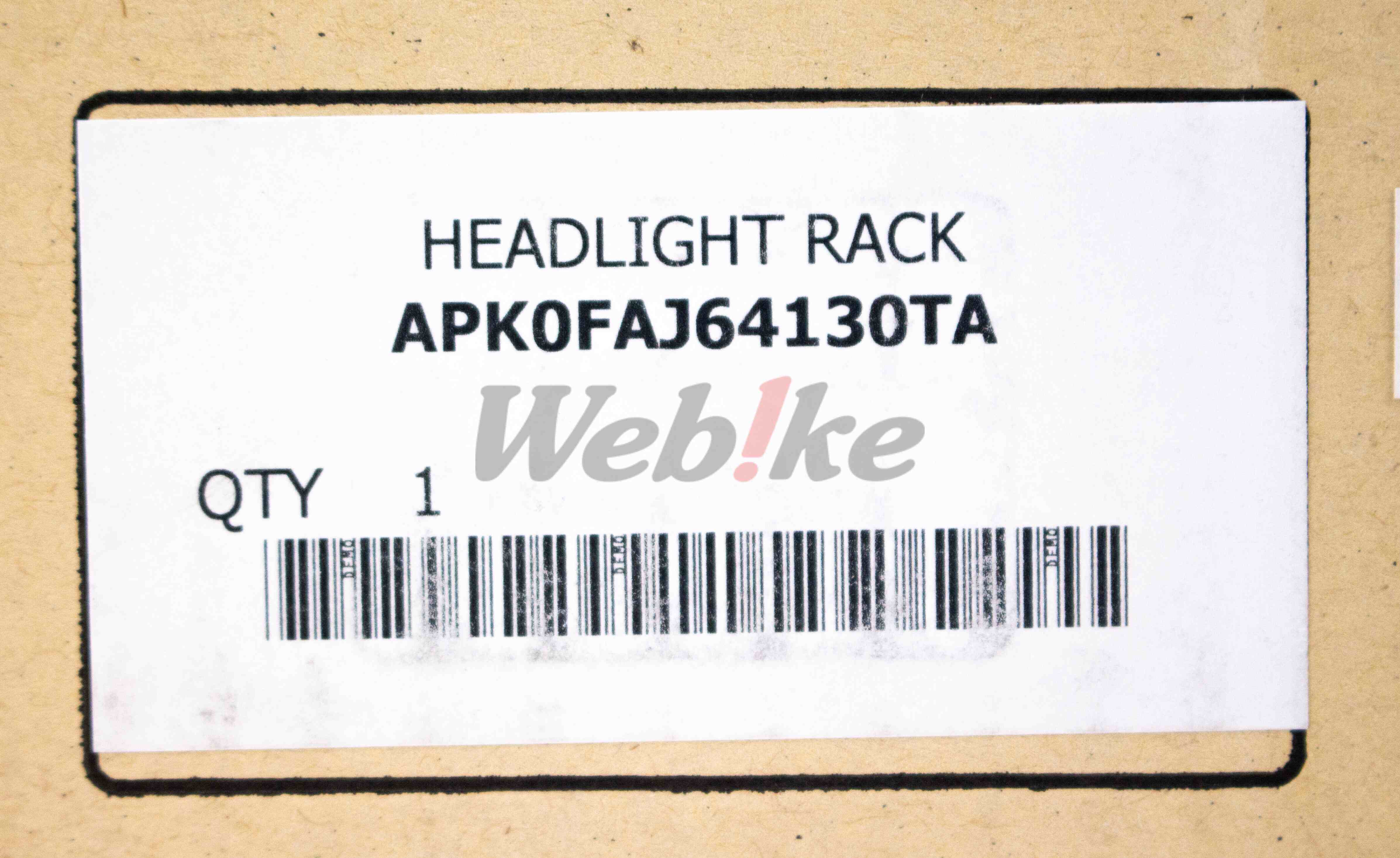 HEADLIGHT RACK DAX125 Monkey125_標籤