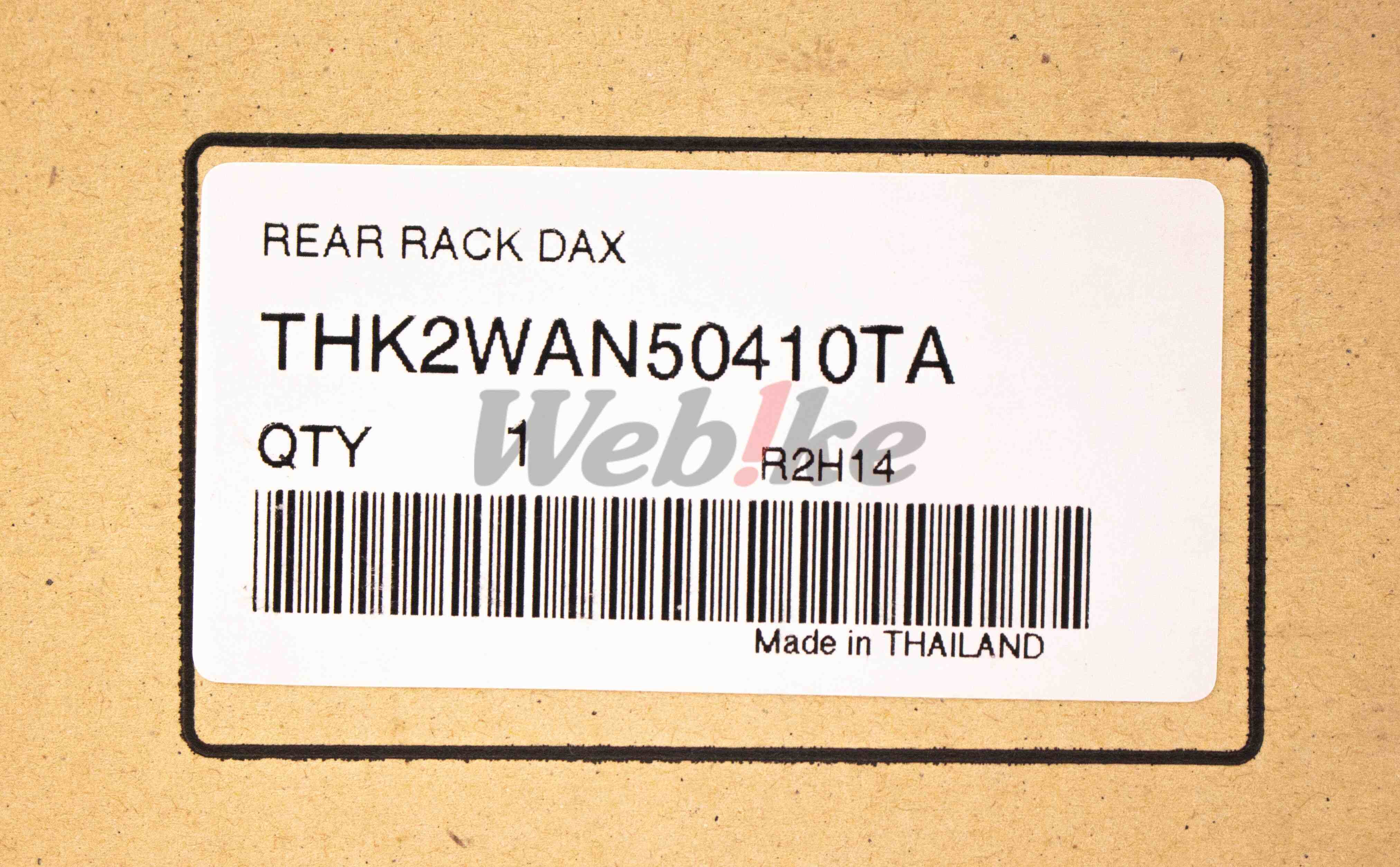 REAR RACK DAX125_標籤