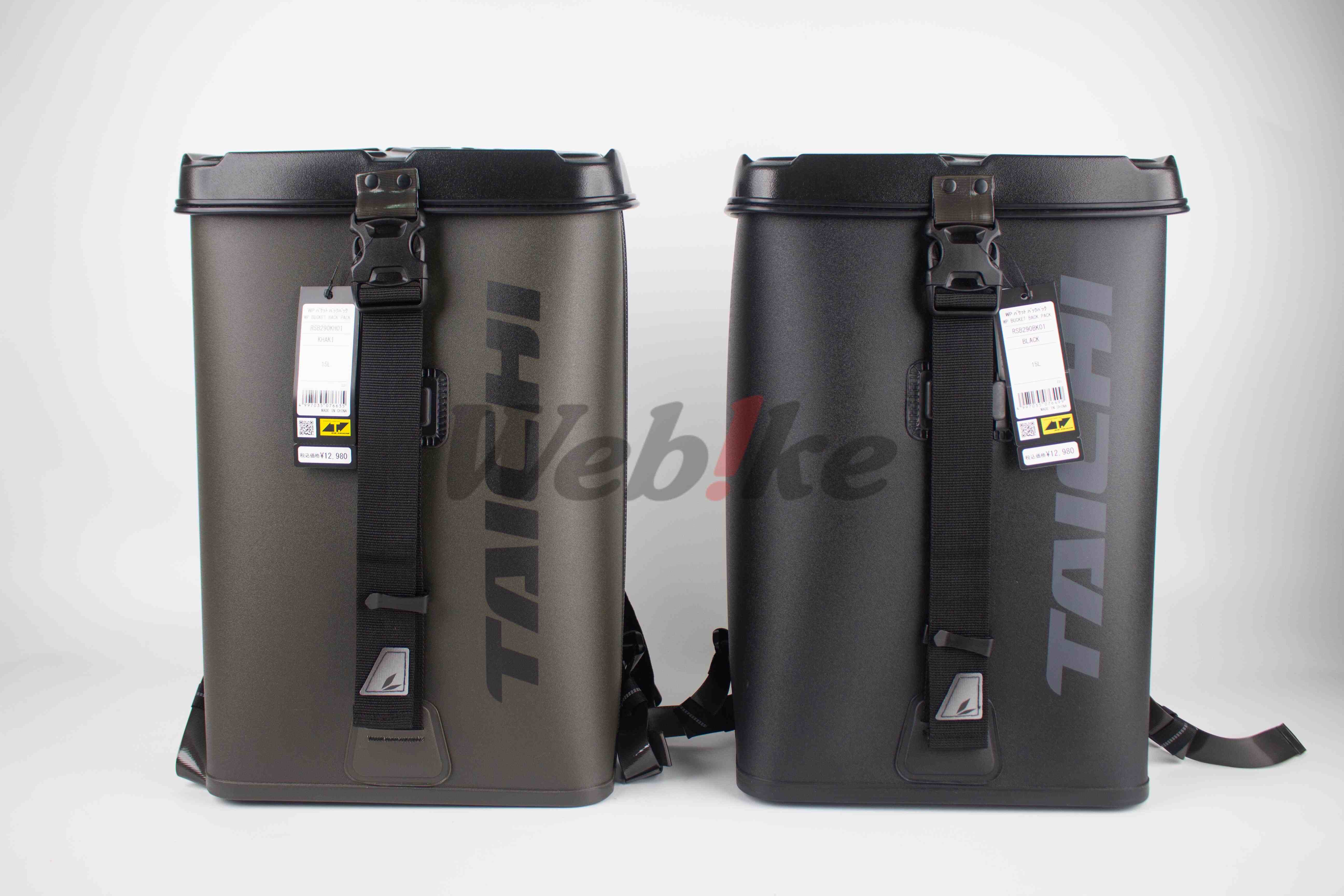 RSB290 防水 水桶後背包 15L (卡其)_全景