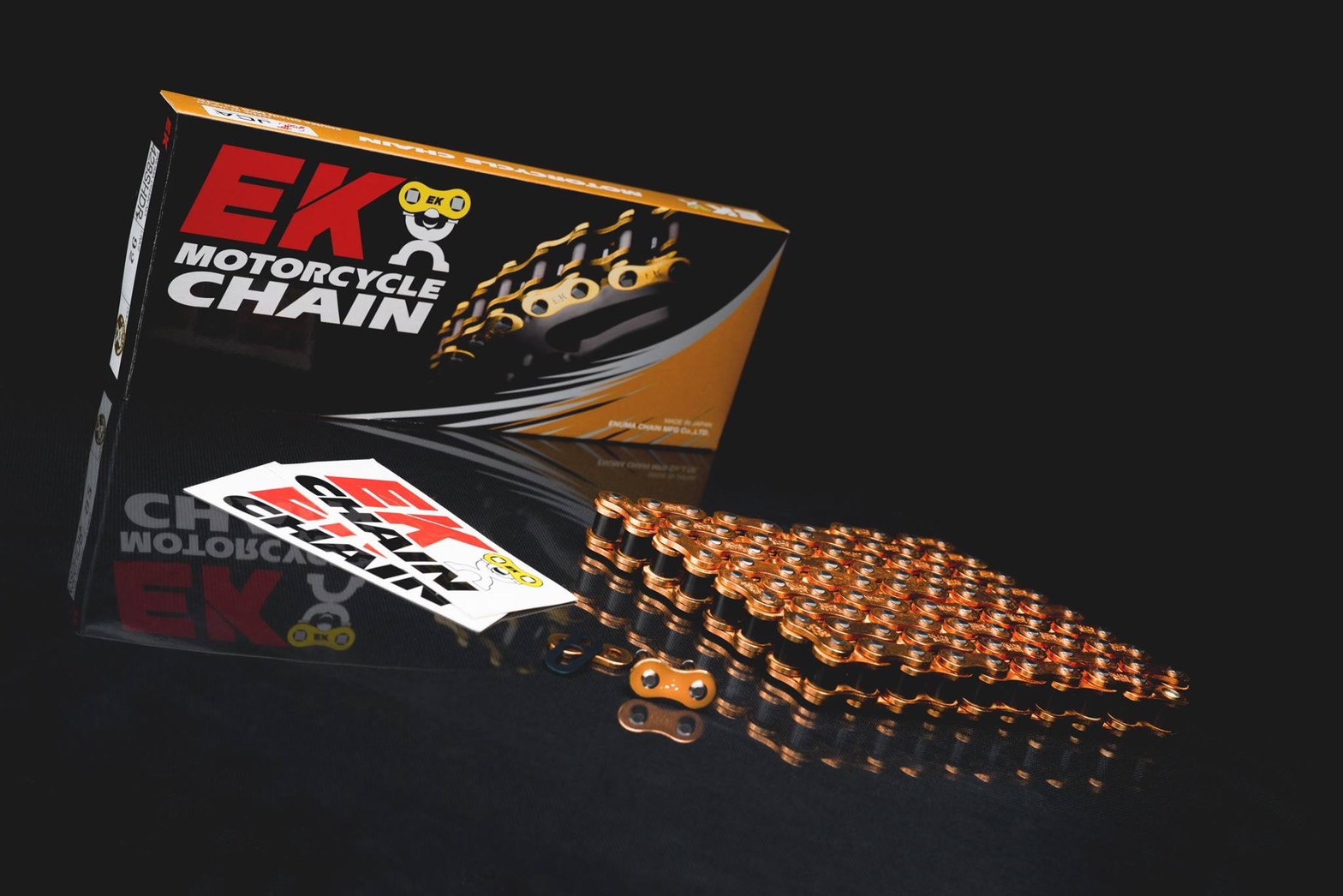 EK CHAIN SHDR 黃金無油封鏈條428SHDR [EK428SHDR-92L]