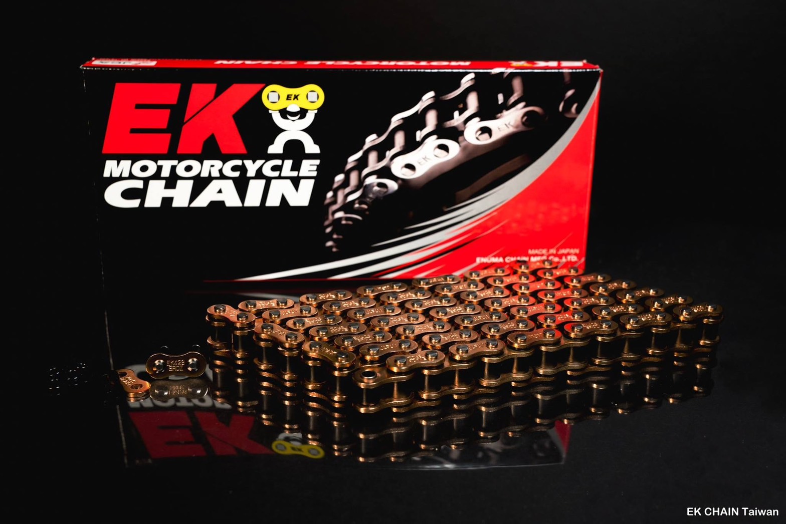 EK CHAIN O-Ring 黃金油封鏈條520SRO6-120L [EK520SRO6-120L]