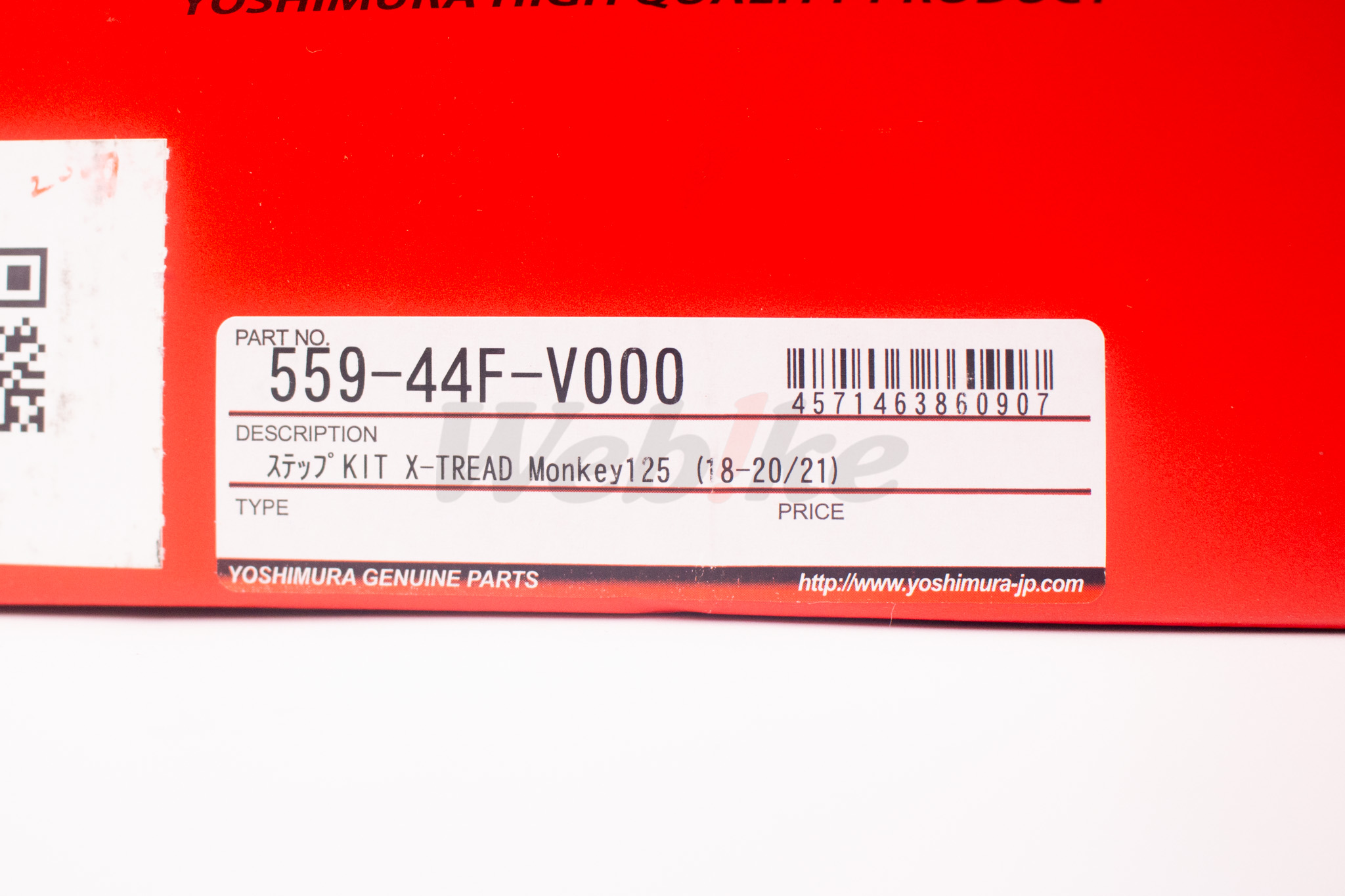 X-TREAD 脚踏后移套件 Monkey 125 (全年式通用)_标签