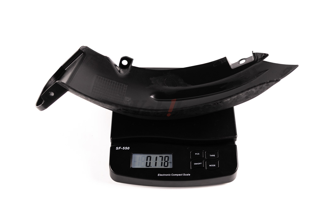 Forged Carbon Fiber Rear Fender MMBCU / DRG 1.0/2.0_重量 Forged Carbon Fiber Rear Fender MMBCU / DRG 1.0/2.0_重量