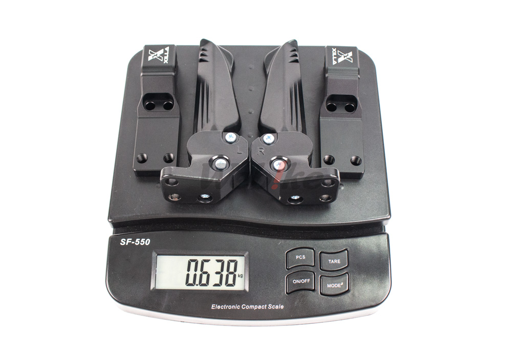 鋁合金飛炫踏板後移組 DRG 2.0_重量