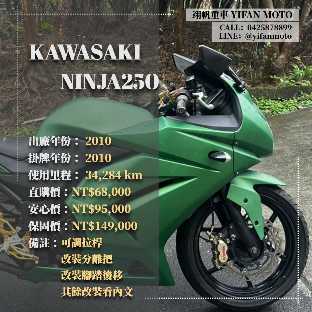 【翊帆國際重車】KAWASAKI NINJA250 - 「Webike-摩托車市」