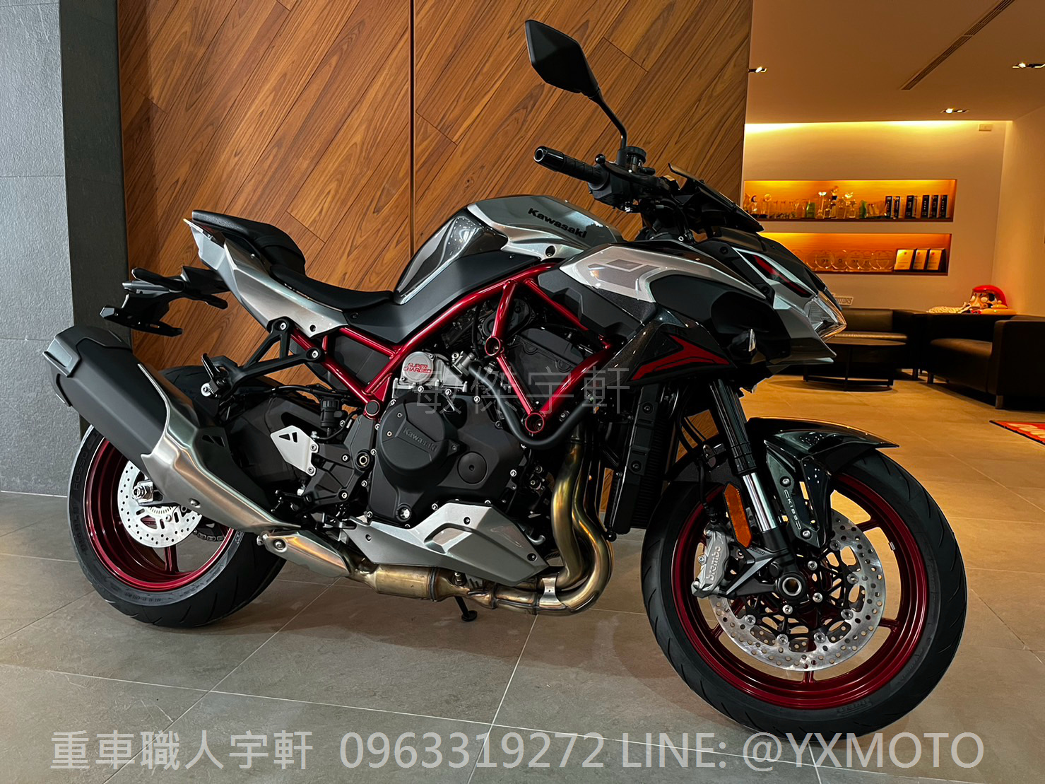 【重車銷售職人-宇軒 (敏傑)】Kawasaki  ZH2  - 「Webike-摩托車市」 【敏傑宇軒】2023 Kawasaki ZH2 機械增壓街跑 灰黑紅骨 總代理公司車