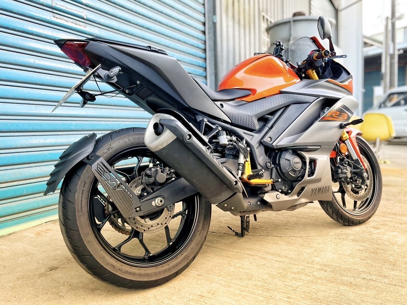 YAMAHA YZF-R3 - 中古/二手車出售中 稀有配色 Ridea拉桿握把 W!ZH腳踏後移 小資族二手重機買賣 | 小資族二手重機買賣