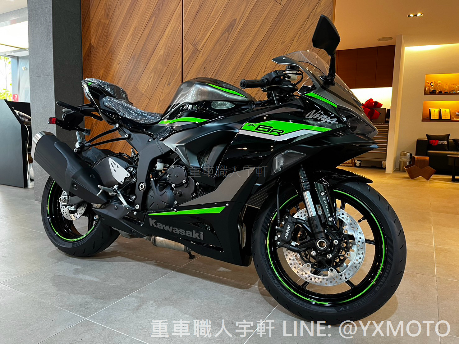 KAWASAKI NINJA ZX-6R新車出售中 【敏傑宇軒】2024 Kawasaki ZX-6R 636 亮黑銀綠 60萬36期零利率 ! 總代理公司車 | 重車銷售職人-宇軒 (敏傑)