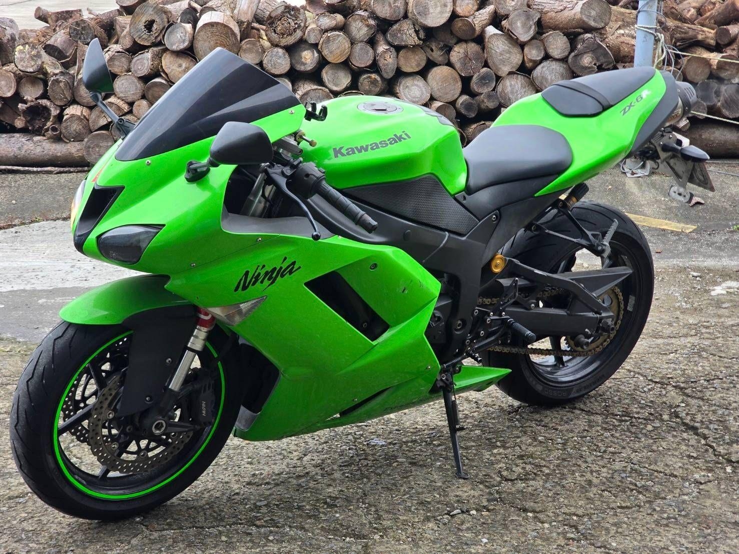 【個人自售】KAWASAKI NINJA ZX-6R - 「Webike-摩托車市」 重機仁大叔-不到10萬售KAWASAKI ZX6R 