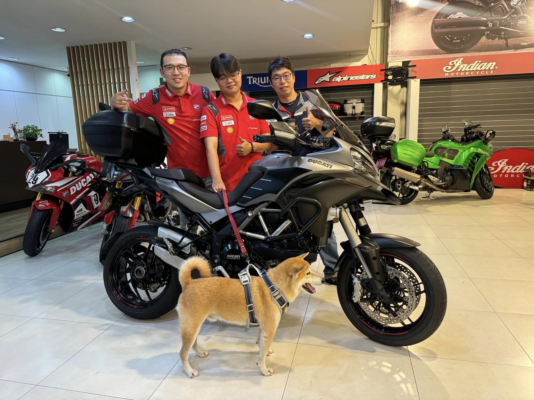 DUCATI MULTISTRADA 1200S - 中古/二手車出售中 《 康妮賀交車 》恭喜小天！再次升級 Ducati Multistrada 1200S 康妮這邊的中古車 能讓您的圓夢 | 敏傑車業資深銷售專員 康妮 Connie