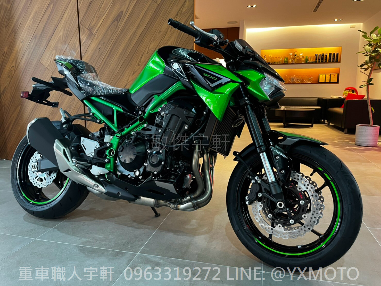 【重車銷售職人-宇軒 (敏傑)】KAWASAKI Z900 - 「Webike-摩托車市」 【敏傑宇軒】2022 KAWASAKI Z900 黑綠色 總代理公司車 全額零利率