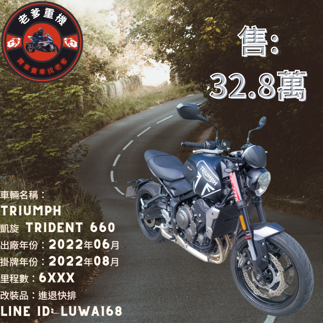 【老爹重機】TRIUMPH TRIDENT 660 - 「Webike-摩托車市」