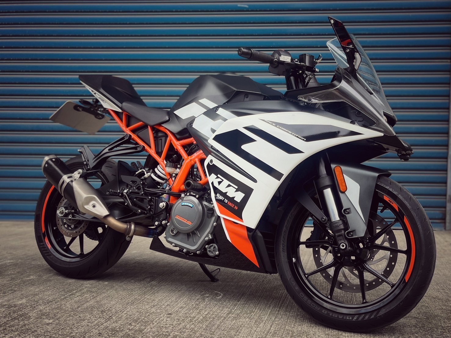 【小資族二手重機買賣】KTM RC390 - 「Webike-摩托車市」 安東車 YR鋁合金排氣管 ENLiNT腳踏後移 小資族二手重機買賣