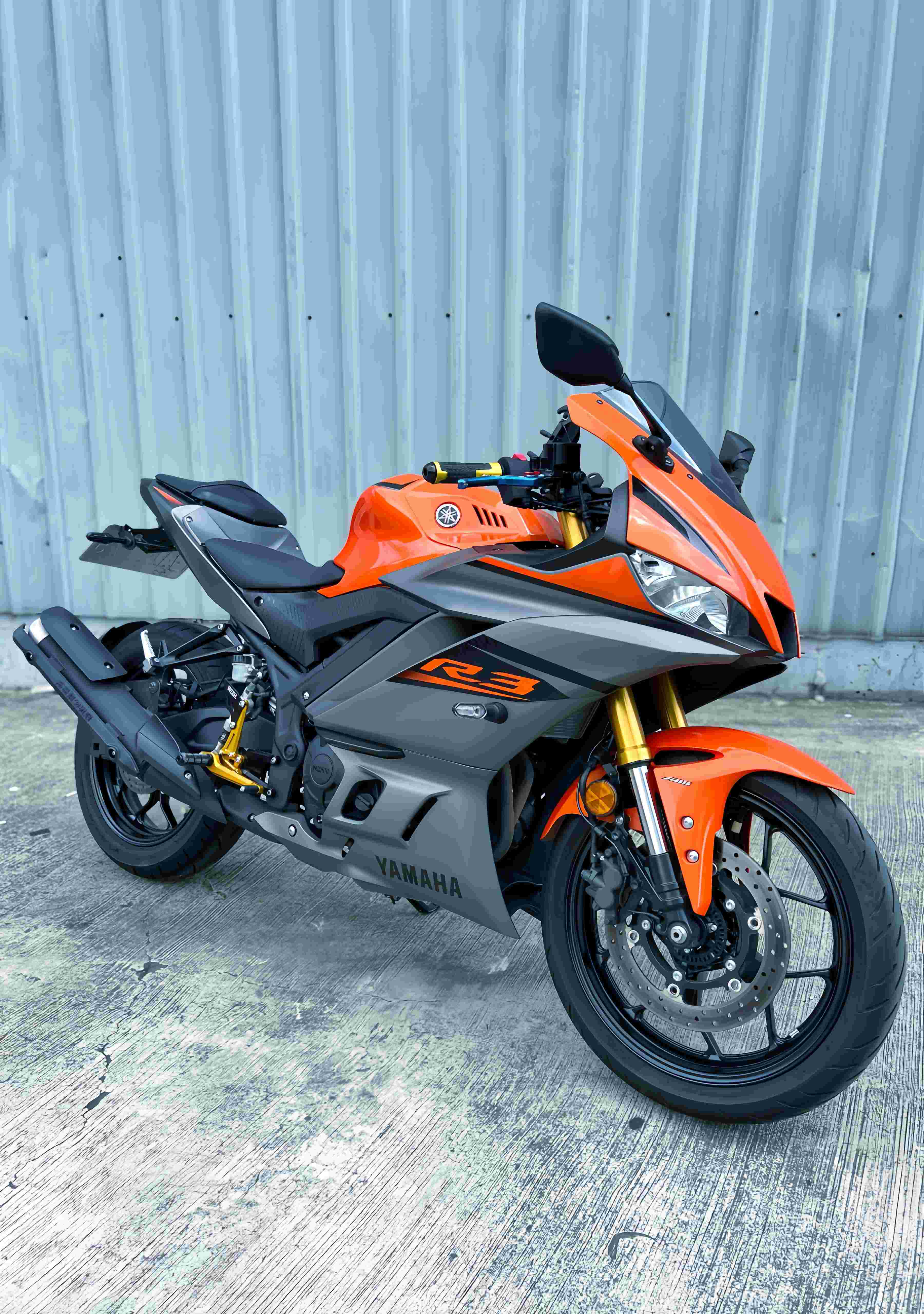 【阿宏大型重機買賣】YAMAHA YZF-R3 - 「Webike-摩托車市」 2022年 R3 一手 原漆 無事故 短牌架 腳踏後移 低里程