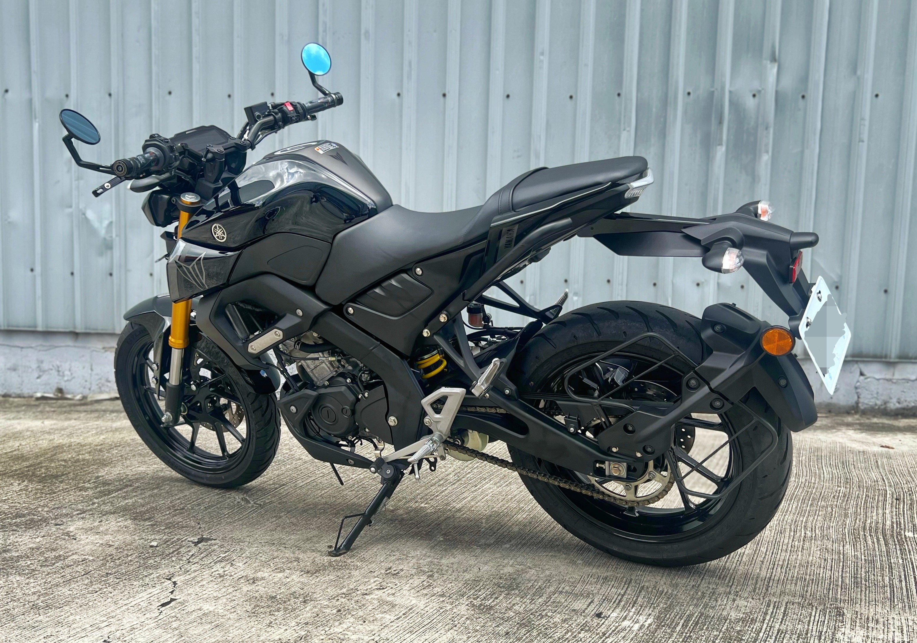 YAMAHA MT-15 - 中古/二手車出售中 2023年 MT-15 V2 黑色系 基本改 一手 無摔 無事故 阿宏大型重機買賣 | 阿宏大型重機買賣