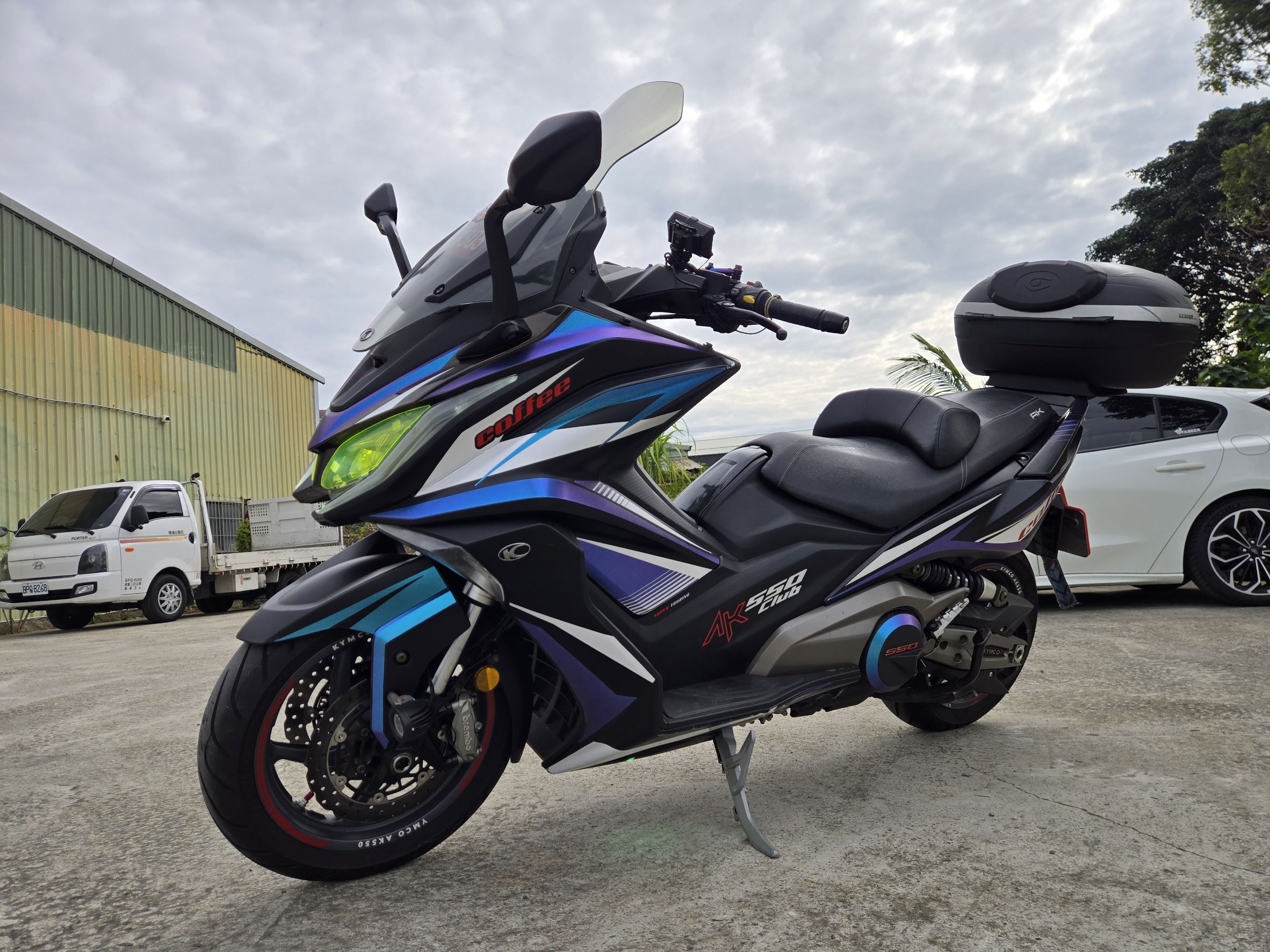 光陽  AK550 - 中古/二手車出售中 [出售] 2018年 光陽 AK550 ABS 紅牌大羊 | 老爹重機